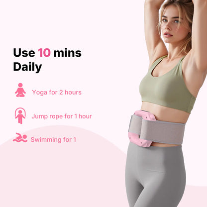 Pink Gray Portable Cordless Massager, Whole Body Percussion Vibration for Muscle Relief